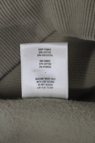 Tracksmith Unisex Pullover Hoodie Beige Crew Neck Long Sleeve Size S