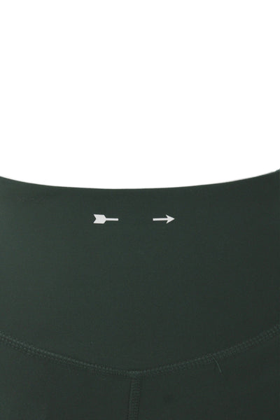 The Upside Womens Ankle Leggings Green Athleisure Pull On Size 6