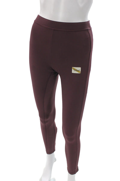 Tracksmith Mens Compression Leggings Purple Nylon Athleisure Size S