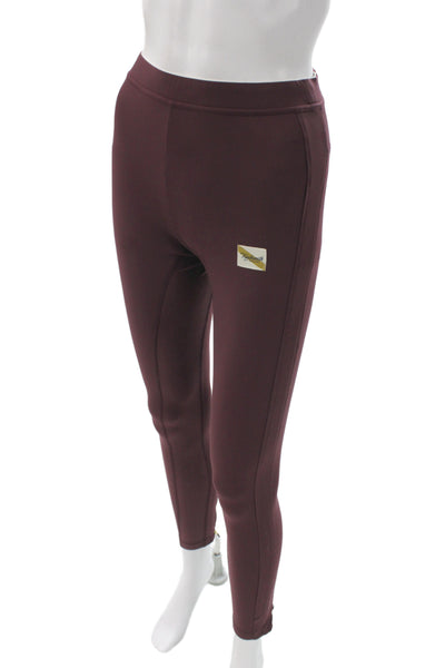 Tracksmith Mens Compression Leggings Purple Nylon Athleisure Size S