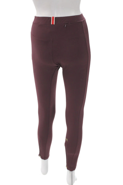 Tracksmith Mens Compression Leggings Purple Nylon Athleisure Size S