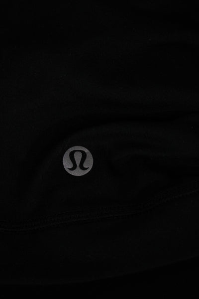 Lululemon Womens Black Crew Neck Long Sleeve Pullover Top Casual Size 8