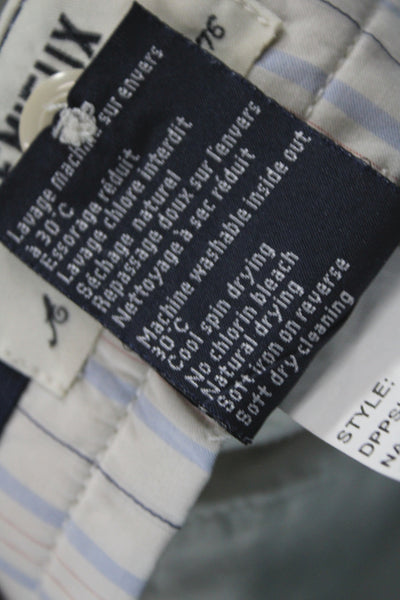 Cremieux Mens Bermuda Shorts Beige 100% Linen Button Closure Summer Size 54