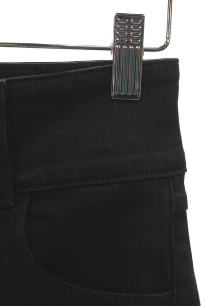 J Brand Womens Skinny Black Jeans Cotton High Rise Size 26