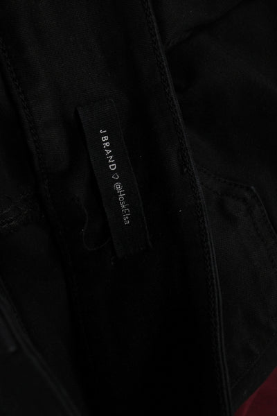 J Brand Womens Skinny Black Jeans Cotton High Rise Size 26