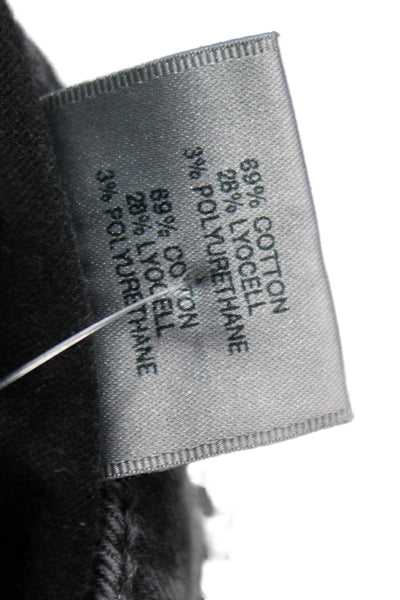 J Brand Womens Skinny Jeans Gray High Rise Cotton Button Size 26