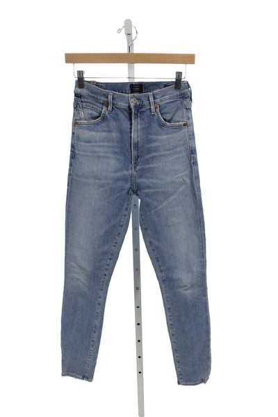 Citizens of Humanity Women Skinny Blue Cotton Jeans Mid Rise Size 26