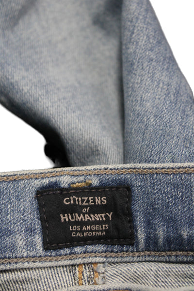 Citizens of Humanity Women Skinny Blue Cotton Jeans Mid Rise Size 26