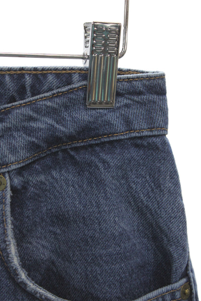Frame Womens Wide Leg Jeans Blue Cotton High Rise Inseam 28 Size 26