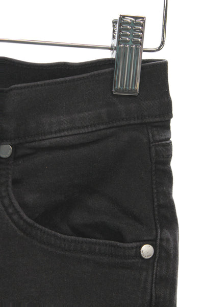 Rag & Bone Women Skinny Black Jeans Modal Button Size 26