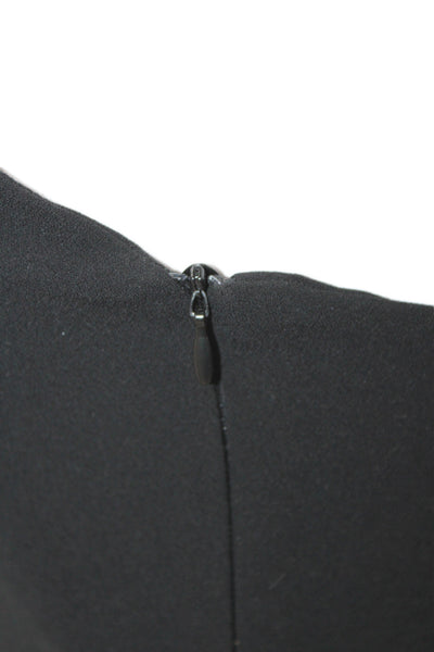 Derek Lam 10 Crosby Womens Black Cowl Neck Maxi Dress Viscose Zip Size 2