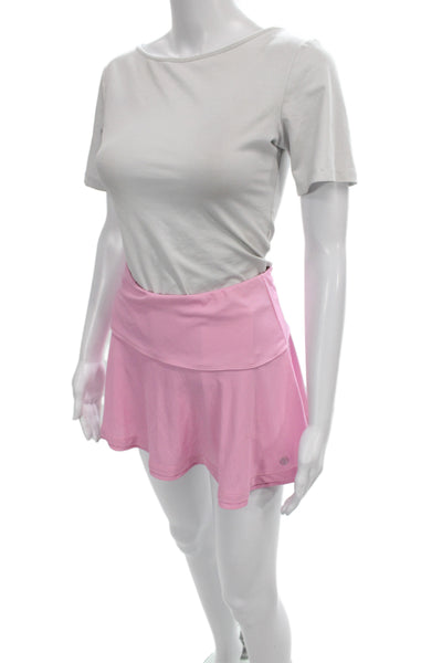 Poivre Blanc Women Athletic Striped Pink Skort Size S