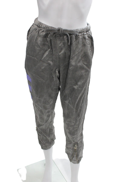 FREE CITY Womens Jogger Pants Gray Drawstring Cupro Size S