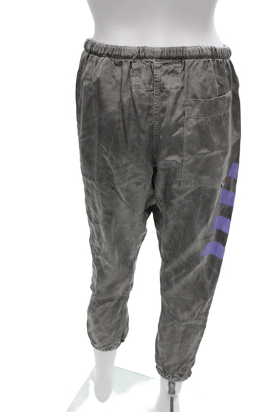 FREE CITY Womens Jogger Pants Gray Drawstring Cupro Size S