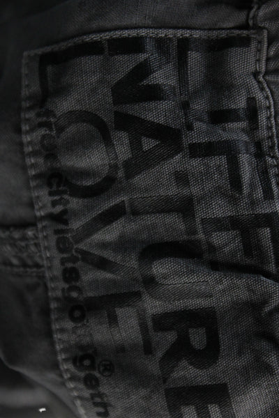 FREE CITY Womens Jogger Pants Gray Drawstring Cupro Size S