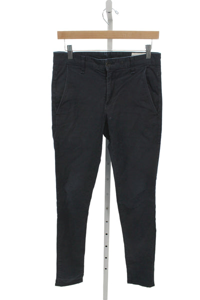 Rag & Bone Mens Chino Pants Blue Button Fly Size 28
