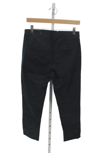 Rag & Bone Mens Chino Pants Blue Button Closure 97% Cotton Size 28
