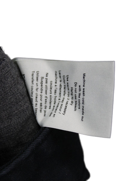 Rag & Bone Mens Chino Pants Blue Button Closure 97% Cotton Size 28