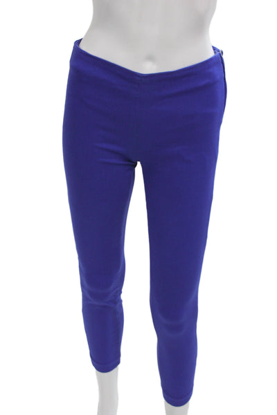 J Brand for Intermix Womens Ankle Jeans Blue Mid Rise Zip Size 24