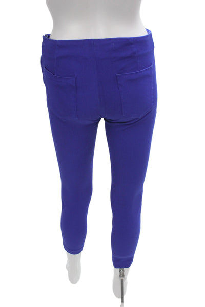 J Brand for Intermix Womens Ankle Jeans Blue Mid Rise Zip Size 24