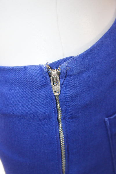 J Brand for Intermix Womens Ankle Jeans Blue Mid Rise Zip Size 24