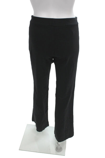 Theory Womens Black Dress Pants Button Closure Viscose Classic Size 6