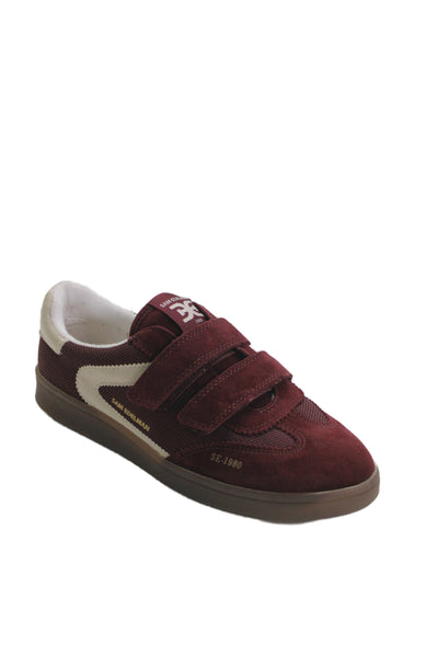 Sam Edelman Womens Talia Adjustable Strap Casual Sneakers Red Size 7.5