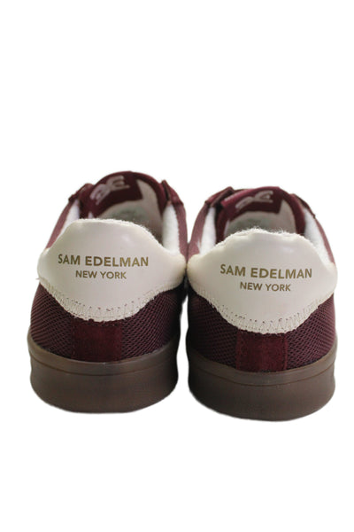 Sam Edelman Womens Talia Adjustable Strap Casual Sneakers Red Size 7.5
