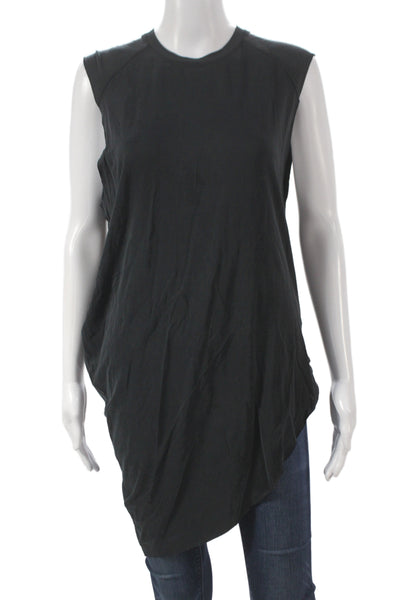Lululemon Women Jersey Tank Black Modal Crewneck Athleisure Size 6