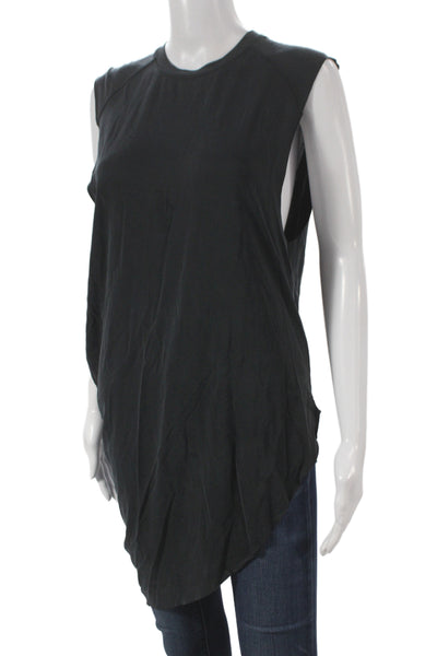 Lululemon Women Jersey Tank Black Modal Crewneck Athleisure Size 6