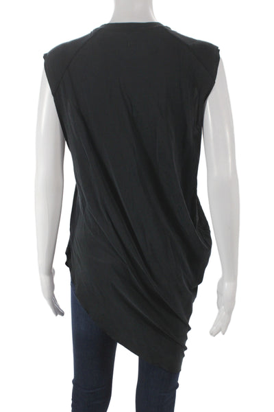 Lululemon Women Jersey Tank Black Modal Crewneck Athleisure Size 6