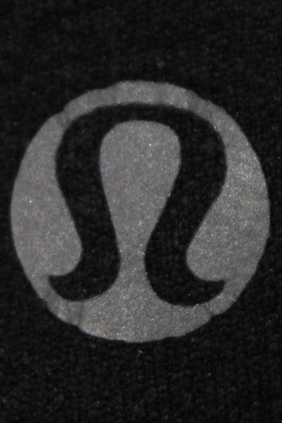 Lululemon Womens Capri Leggings Black Nylon Pull On Athleisure Size 6