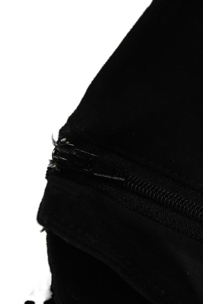Zara Basic Women Paperbag Black Shorts Tie Waist Polyester Size XS