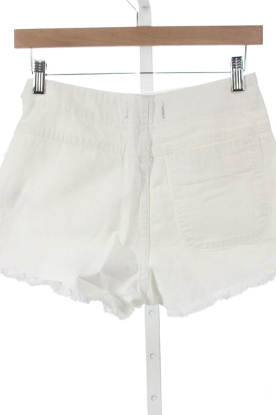 We The Free Women Mini White Cotton Skort Tie Casual Size 0