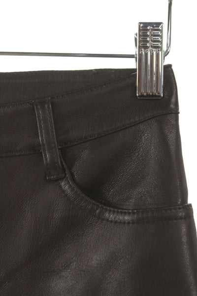 Wilfred Womens Cropped Brown Pants Button Size 00