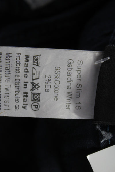 Shaft Teens Chino Pants Black High Rise 98% Cotton Inseam 26 Size 16