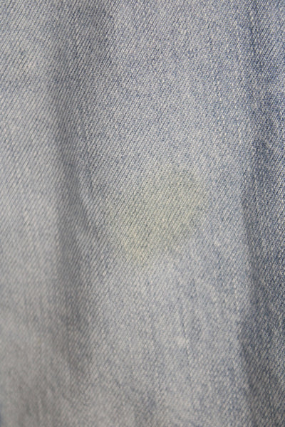 AG-ED Denim Womens Straight High Rise Jeans Blue 100% Cotton Size 25