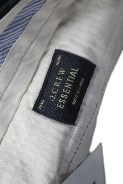 J Crew Mens Chino Pants Black Cotton Button Size 30
