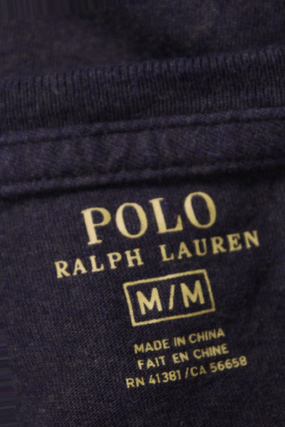 Polo Ralph Lauren Mens Basic Brown Cotton Long Sleeve T-Shirt Size M