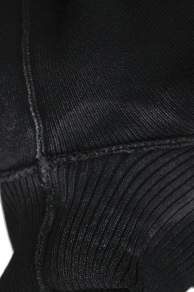 Whistles Women Black Pullover Sweater Long Sleeve Round Neck Viscose Size 2
