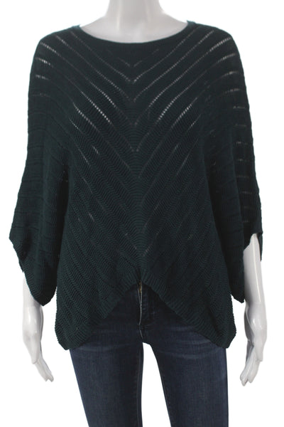 Bishop and Young Women Bohemian Green Pullover Sweater 3/4 Sleeve Size S