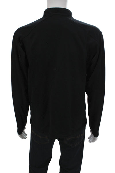 Eider Mens Pullover Casual Jacket Black Zip High Neck Polyester Size L