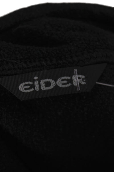Eider Mens Pullover Casual Jacket Black Zip High Neck Polyester Size L