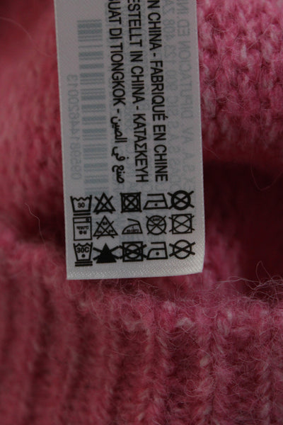 Zara Women Pink Pullover Crew Neck 3/4 Sleeve Solid Size XS