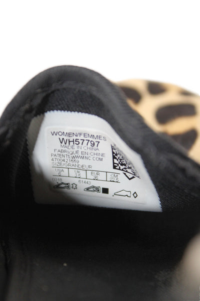 Keds x Kate Spade Womens Animal Print Slide On Sneakers Beige Brown Size 6