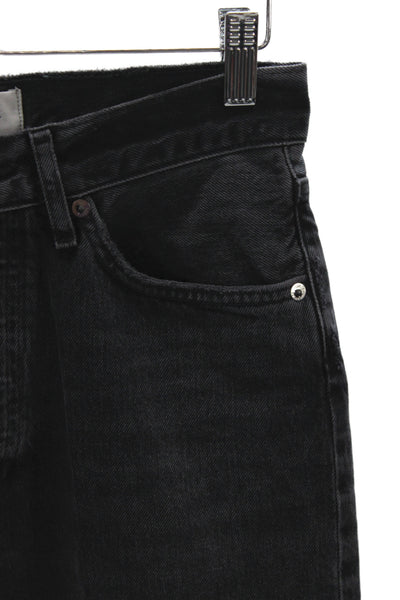 Agolde Womens Black Cropped High Waist Jeans Size 25