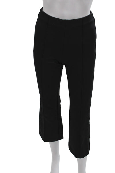 BR Womens Cropped Pull On Black Pants Petite Size XS