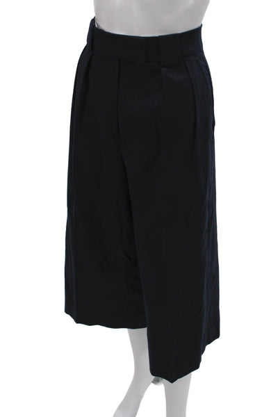 Banana Republic Womens Cropped Black Pants Size 2 Petite