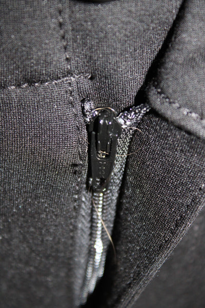 Maeve Anthropologie Women Cropped Black Pants Button Closure Size 26