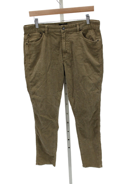 Rails Mens Chino Pants Brown 97% Cotton Button Fly Size 32